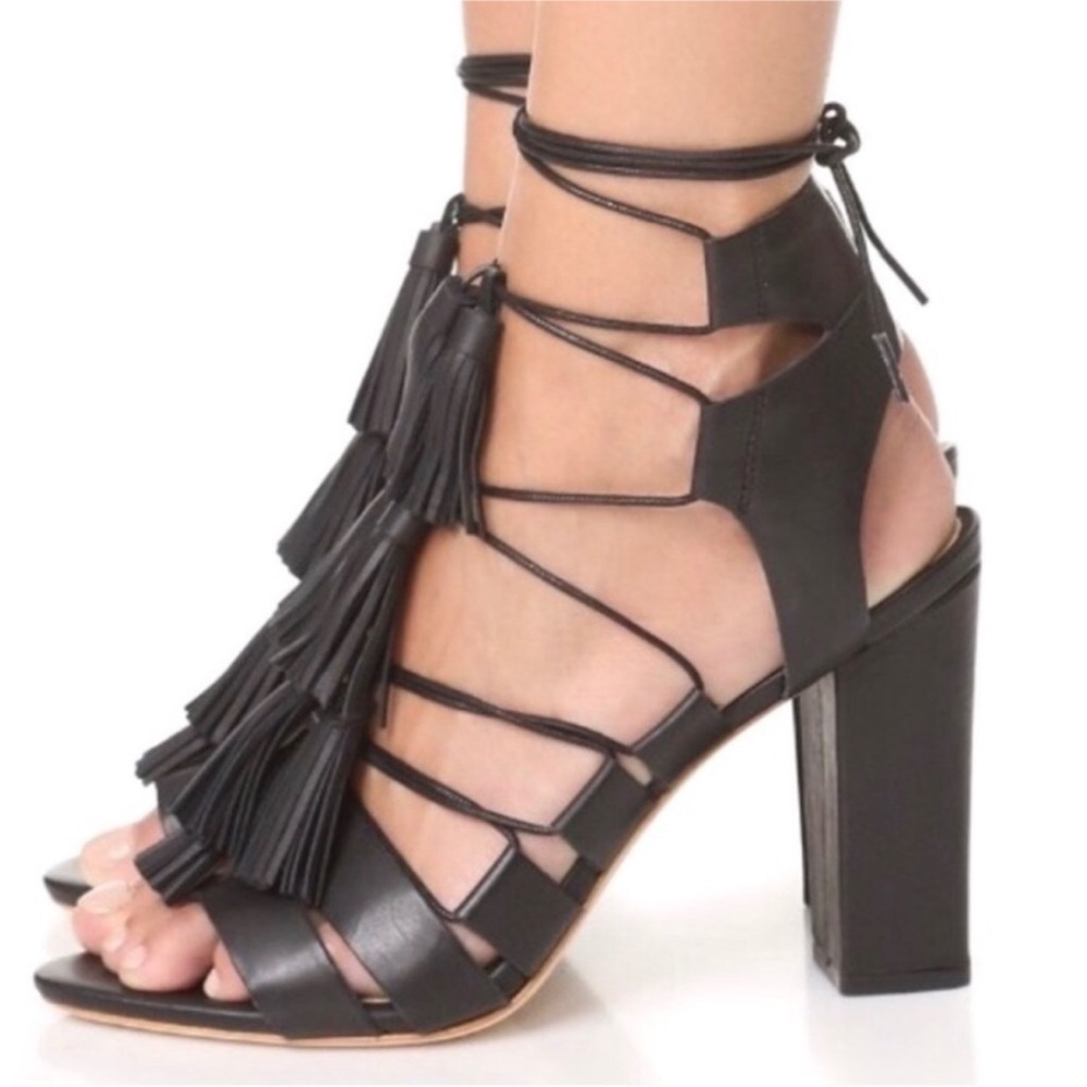 Loeffler Randall leather sandals in box (worn once)